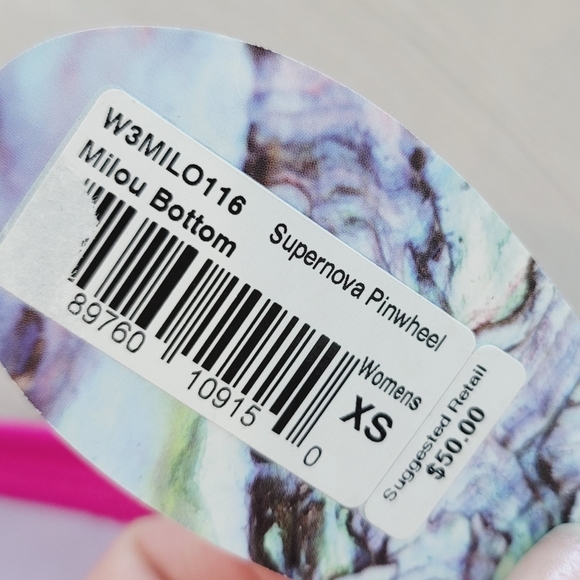 💕 Prana Supernova Pinwheel Milou Bikini Bottom XS - Picture 6 of 12